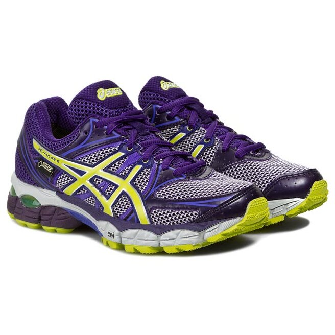 Scarpe Asics Gel Pulse 6 G Tx T4A9N Deep Purple Lime Purple