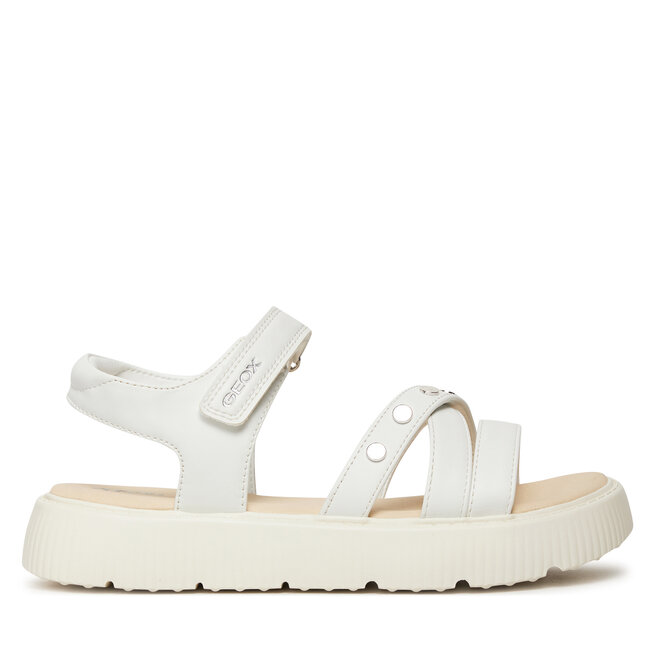 Sandały Geox J Sandal Kodette Gir J45DBI 0003W - D Biały