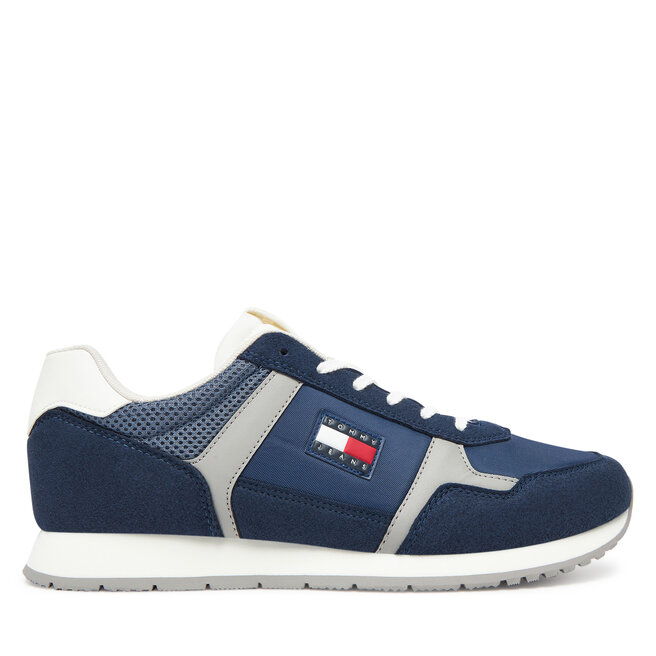 Sneakersy Tommy Jeans Tjm Runner Casual - Granatowy