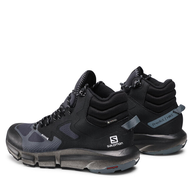 Salomon Туристически Salomon Predict Hike Mid Gtx GORE-TEX 414609 27 V0 Ebony/Black/Storm Weather