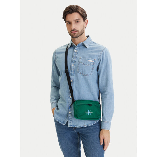 Saszetka Calvin Klein Bold Camera Bag LV04D3117G Zielony -