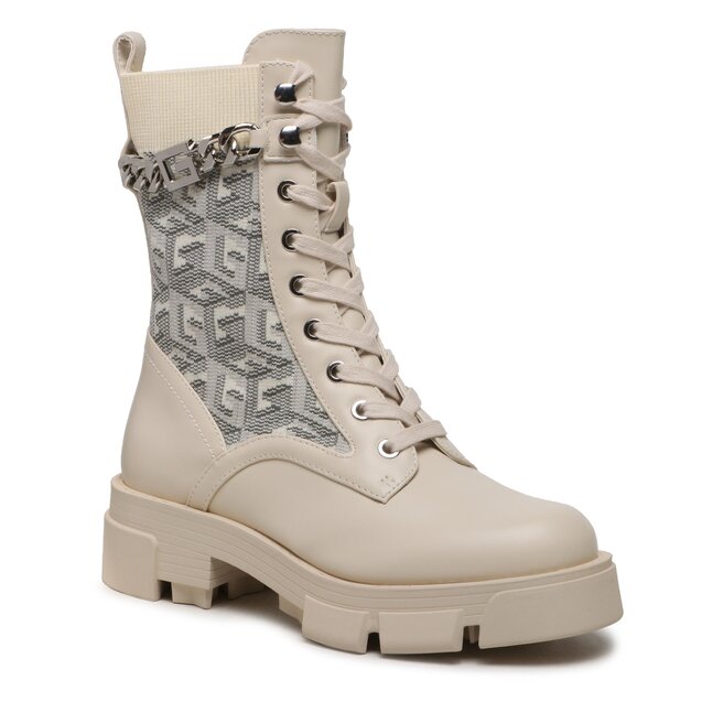 Botines blancos guess sales