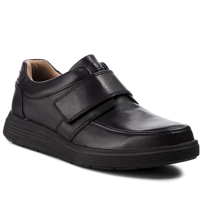 Aditivo Pera Gran roble Zapatos Clarks Un Abode Strap 261369867 Black Leather | IjmedphShops