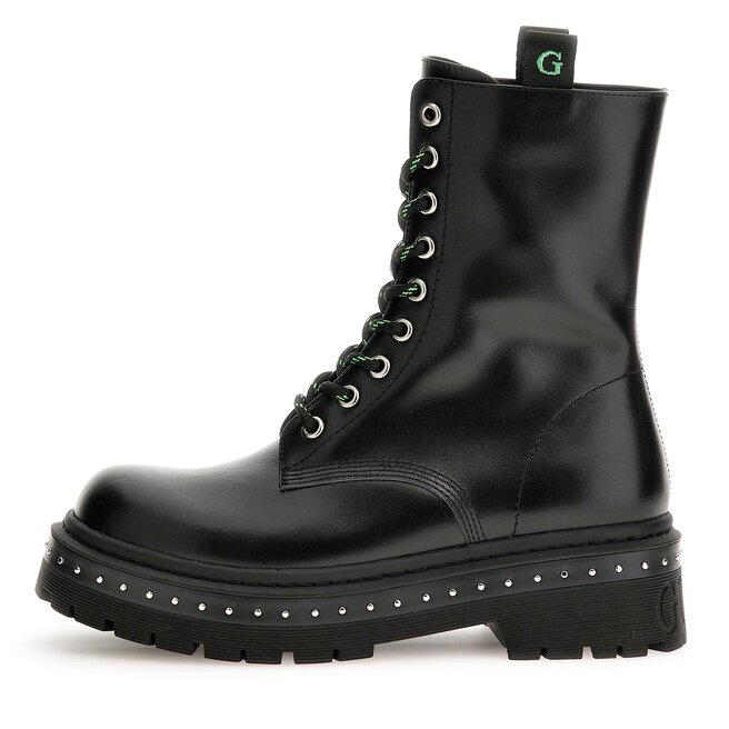 Guess Polokozačky Guess Joya FL7JYA LEA10 BLACK