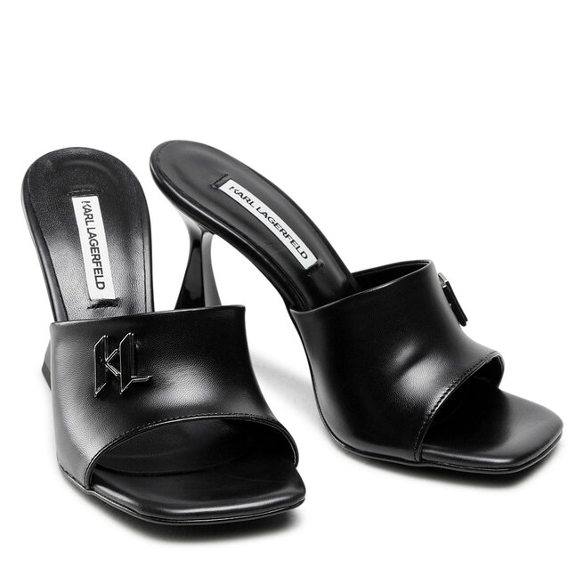 KARL LAGERFELD Παντόφλες KARL LAGERFELD KL32000 Black Lthr