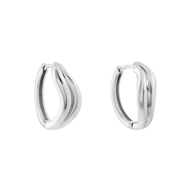 Kolczyki Guess JSBE04 - Srebrny