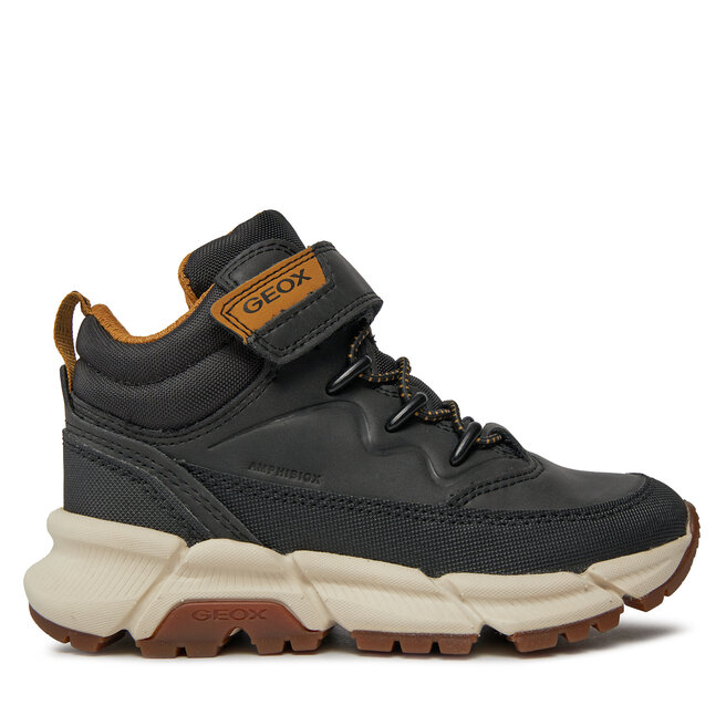 Kozaki Geox J Flexyper Plus Boy J36LCG 0MEFU - M Czarny