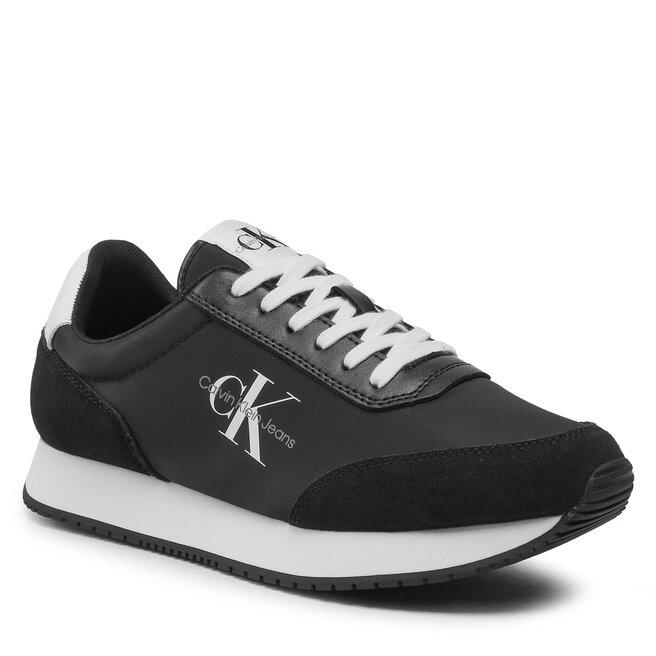 Αθλητικά Calvin Klein Jeans Retro Runner Su/Ny Mono YM0YM00683 Black/White 0GJ