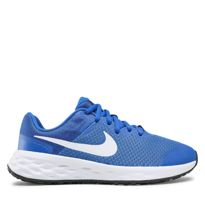 Nike Обувки Nike Revolution 6 Nn (Gs) DD1096 411 Game Royal/White/Black