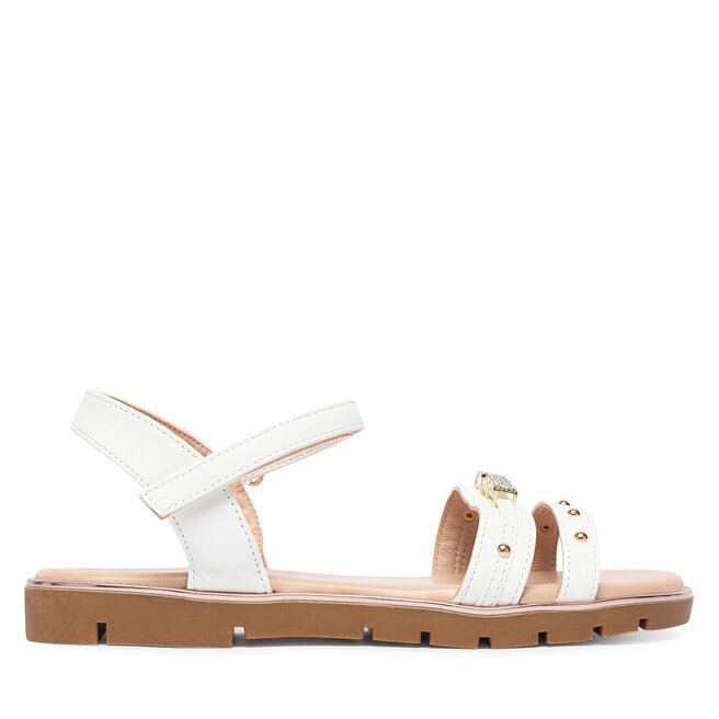 Sandały Patrizia Pepe PPK320.06 Kremowy - dziewczęce