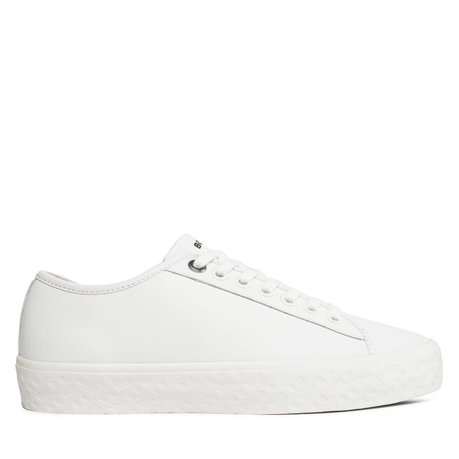 Sneakersy Boss Aidenlm Tenn 50513568 Biały - kobiece