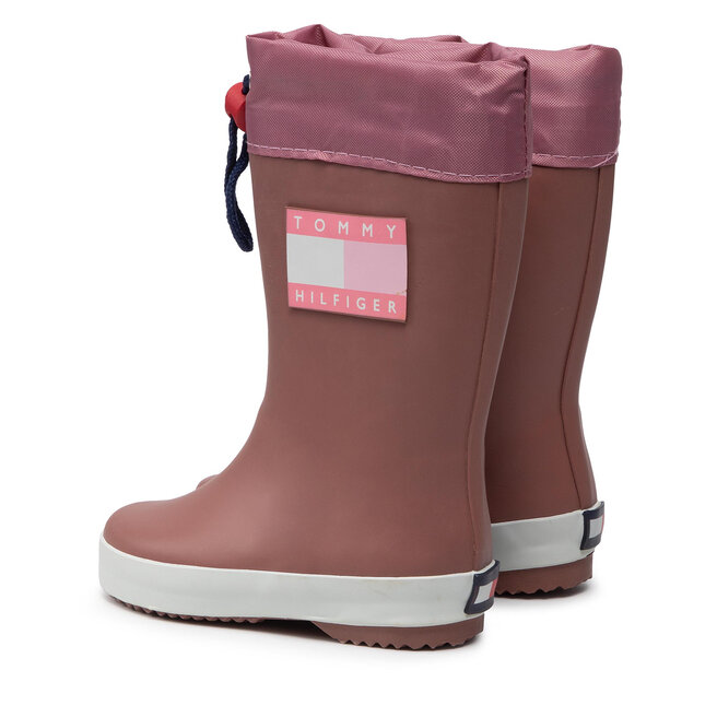 Tommy Hilfiger Gumicsizma Tommy Hilfiger Rain Boot T3X6-30766-0047 M Antique Rose 303