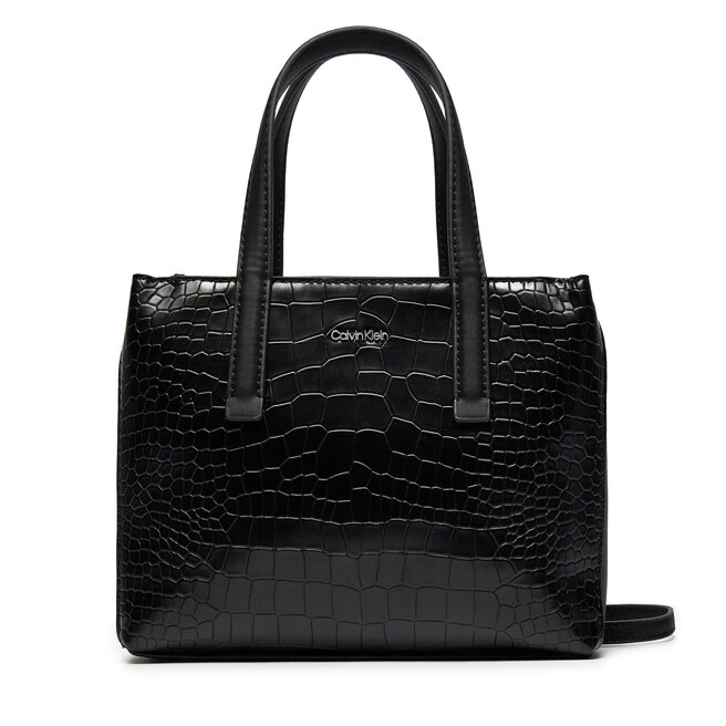 Torebka Calvin Klein Ck Must Mini Tote_Croco - Czarny