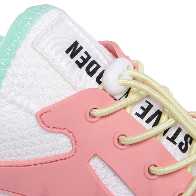 Steve madden white and pink sneakers clearance