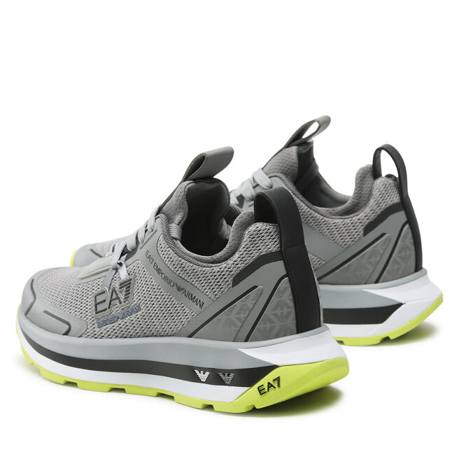 EA7 Emporio Armani Сникърси EA7 Emporio Armani X8X089 XK234 Q637 Sharskin/Blk/Sulphs