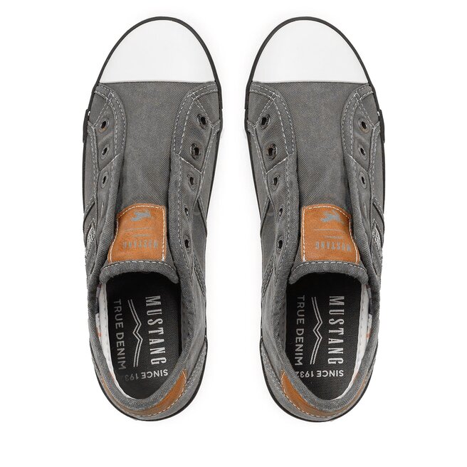 Mustang Mocassins Homme 1099-409-259 - Sneakers Canvas Slip-On | Confortable Et Trendy