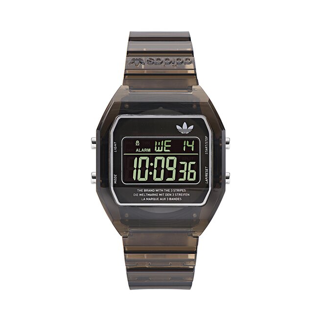 Zegarek adidas Originals Digital Two Crystal - Czarny