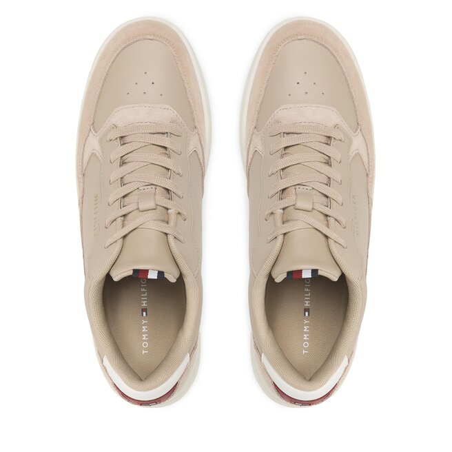 tommy hilfiger elevated cupsole suede