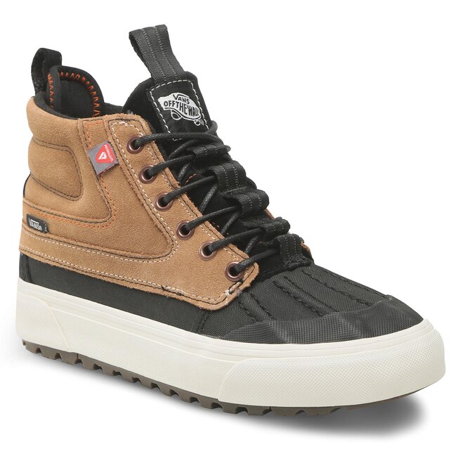 Sneakers Vans Sk8-Hi Del Pat VN0A5JMNY3U1 Black/Khaki Black/Khaki imagine noua