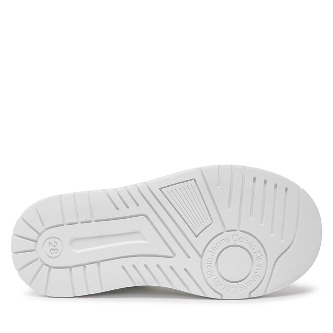 Calvin Klein Jeans Сникърси Calvin Klein Jeans Low Cut Lace-Up Sneaker V3A9-80471-1439 White/Black X002