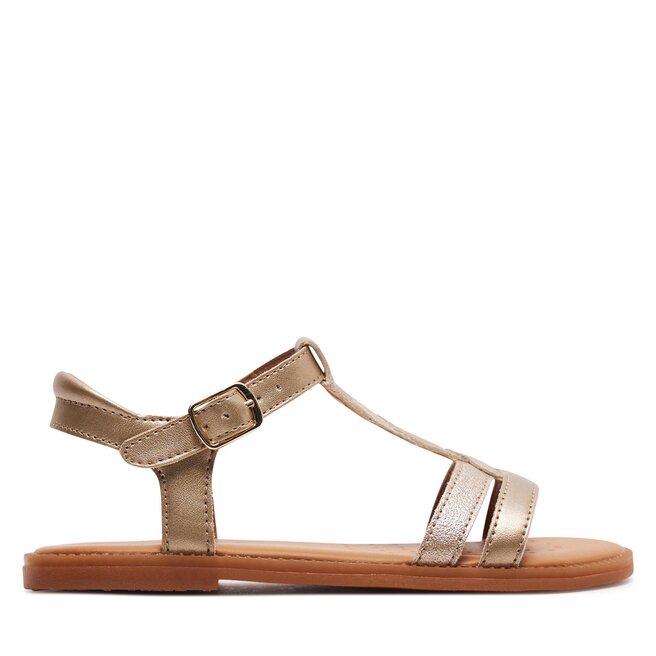 Sandały Geox J Sandal Karly Girl J4535H 0NFQD - S Złoty