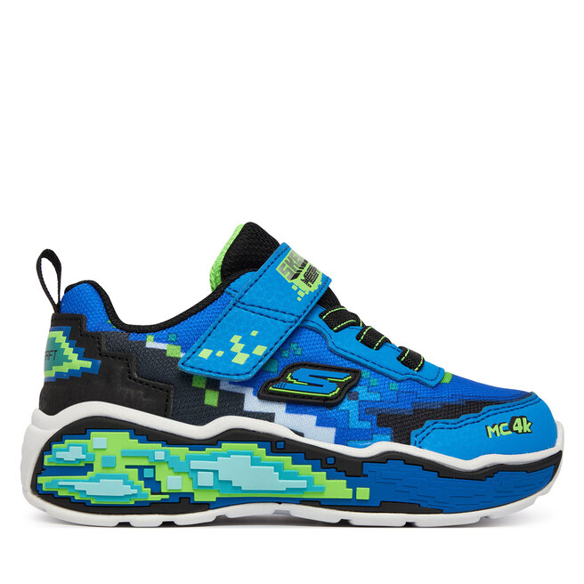 Sneakersy Skechers Mega Scene 402162N/BBLM Niebieski - chłopięce