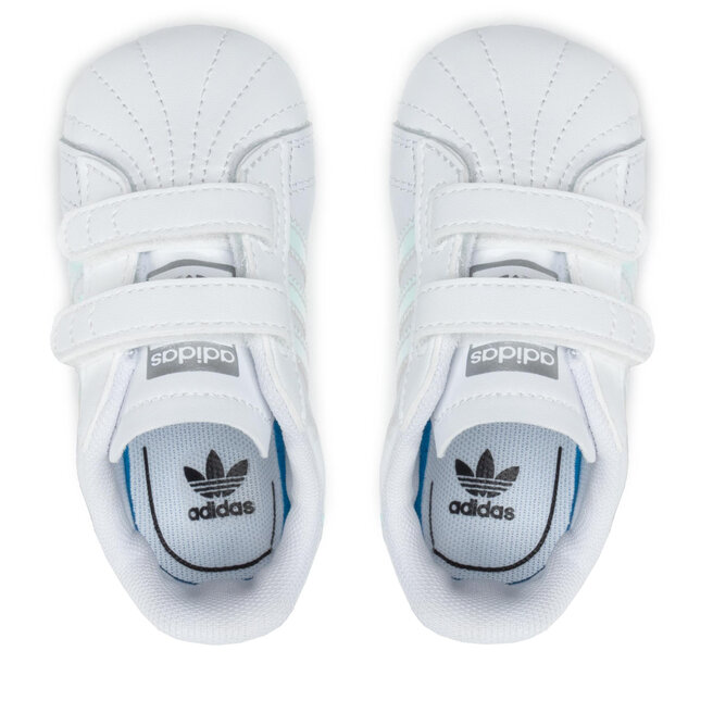 adidas Boty adidas Superstar Crib BD8000 Ftwwht/Ftwwht/Cblack