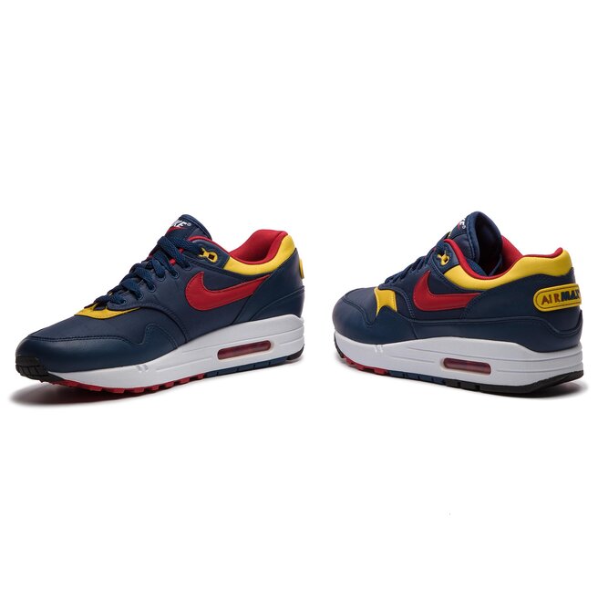 Nike air max 1 premium navy/gym red-vivid sulfur sales