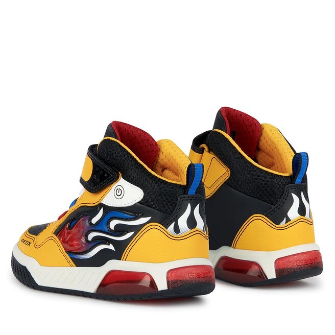 Geox Sportcipő Geox J Inek Boy J369CE 0BU11 C0066 S Yellow/Red