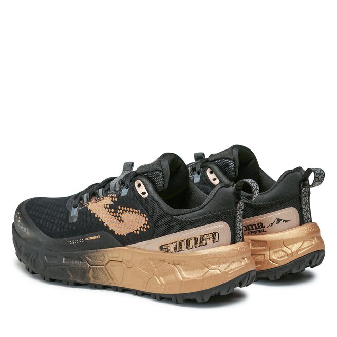 Joma Обувки Joma Tk. Sima Lady 2301 TKSMLS2301 Black/Gold