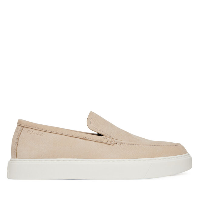 Półbuty Calvin Klein Hybrid Moccasin Nu - Beżowy