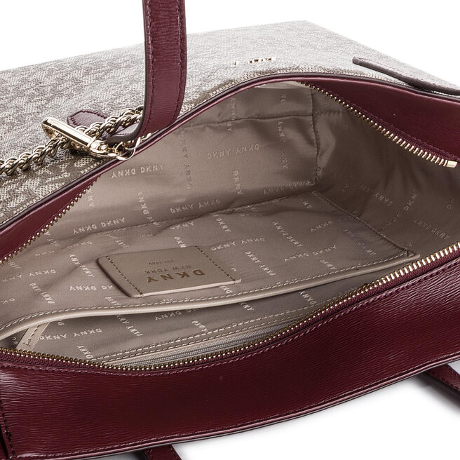 DKNY Táska DKNY Bryant Lg Zip Tote R74AJ014 Chn Lg/Bldred QLA