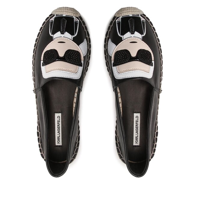 KARL LAGERFELD Espadrile KARL LAGERFELD KL80111A Black Lthr