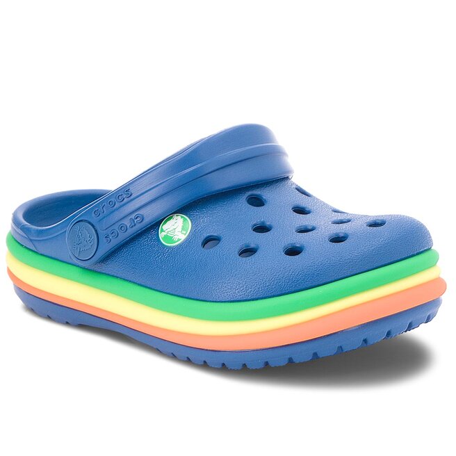 Crocs cb rainbow band on sale clog