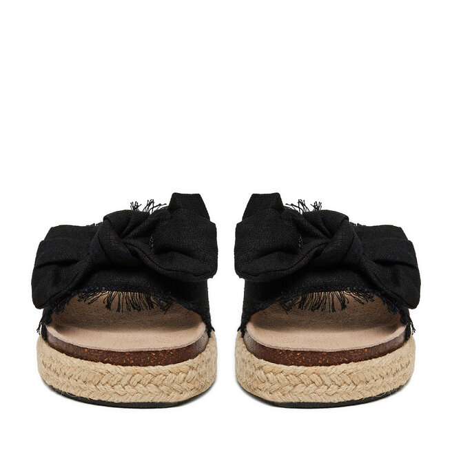 Espadryle DeeZee 92529 Czarny - kobiece