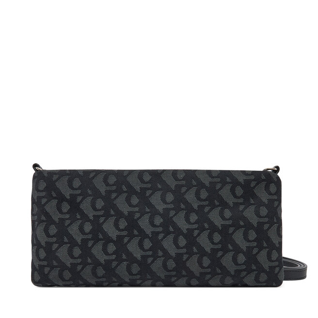 Torebka Calvin Klein Jeans Logo Jacquard Sophie Top Zip - Czarny
