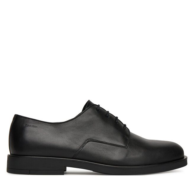 Półbuty Calvin Klein Flex Dress Derby 4Holes Lth - Czarny