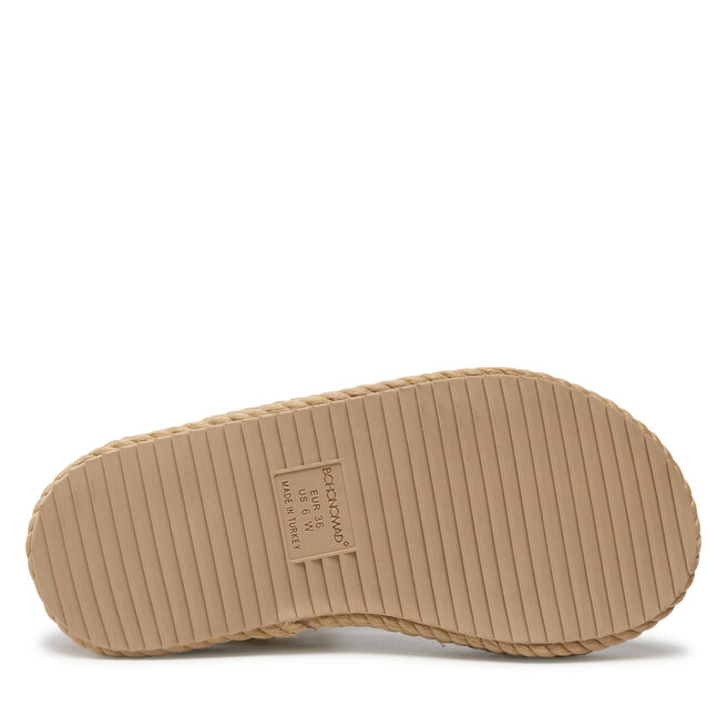 Bohonomad Sandalen Bohonomad Hawaii Platform Sandal HAW.0012.PRS Beige