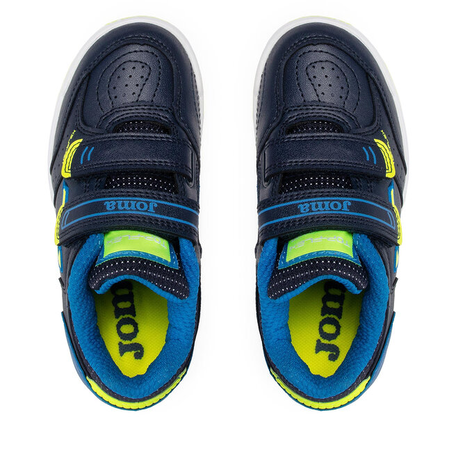 Joma Обувки Joma Top Flex Jr 2203 TPJW2203INV Navy/Lemon/Fluor Indoor