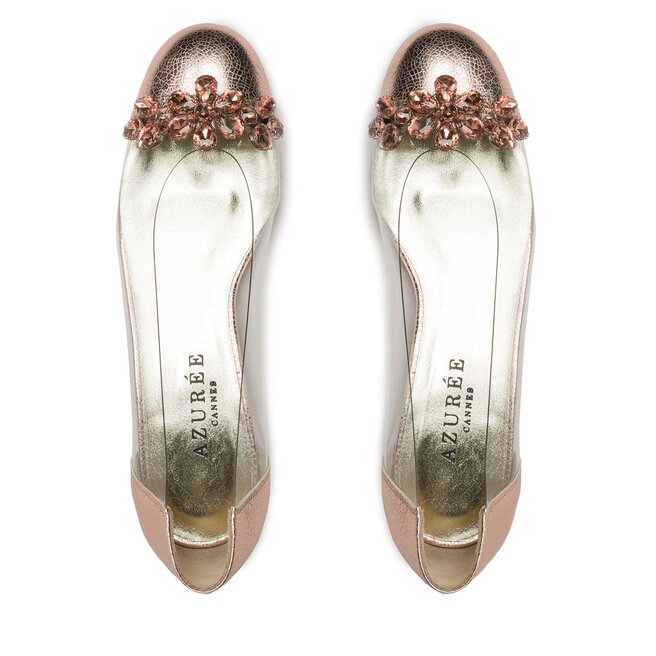 Azurée Halbschuhe Azurée Brin 10GE Sombo Nude