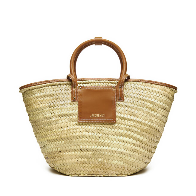Torebka JACQUEMUS Le Panier Soli - Beżowy
