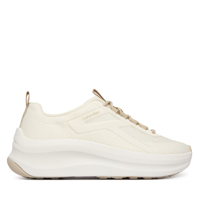 Sneakersy Calvin Klein Chunky Run Ckstripe Lup Sp Kn HW0HW03006 Biały - kobiece