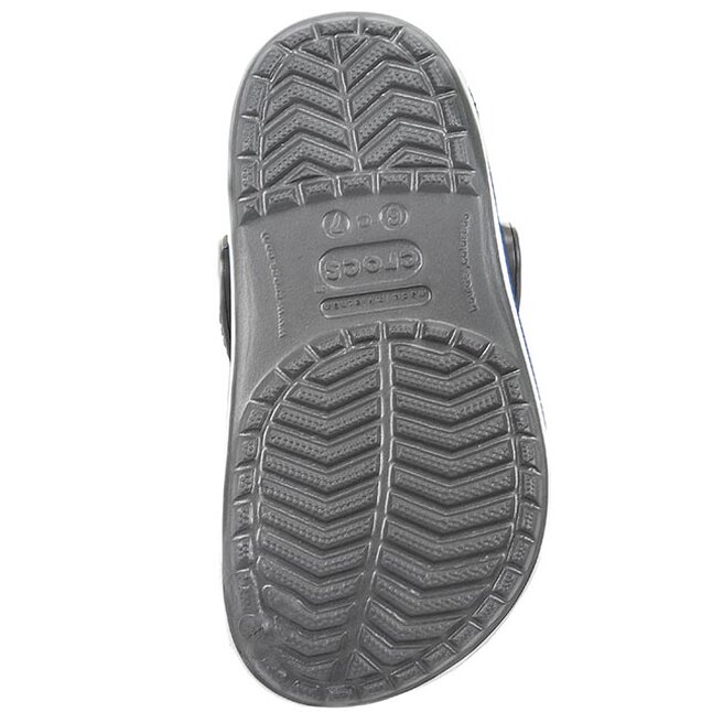 Crocs Šlepetės Crocs Crocband II.5 Clog Kids 12837 Charcoal/ Sea Blue