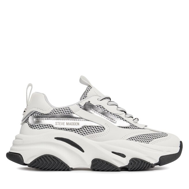 Sneakersy Steve Madden Possession-E Sneaker - Srebrny