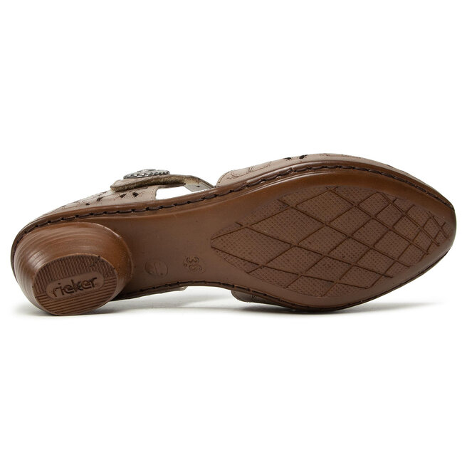 Rieker Félcipő Rieker 43786-64 Beige