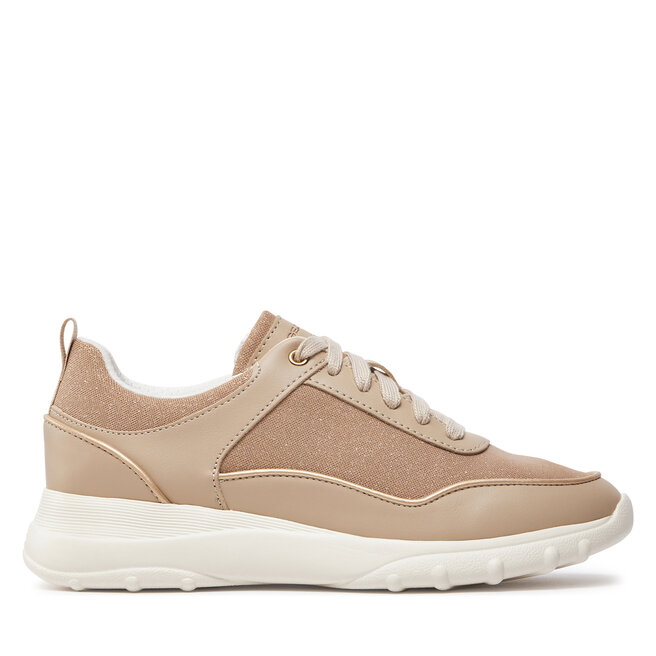 Sneakersy Geox D Alleniee D35LPB 054AS - Beżowy
