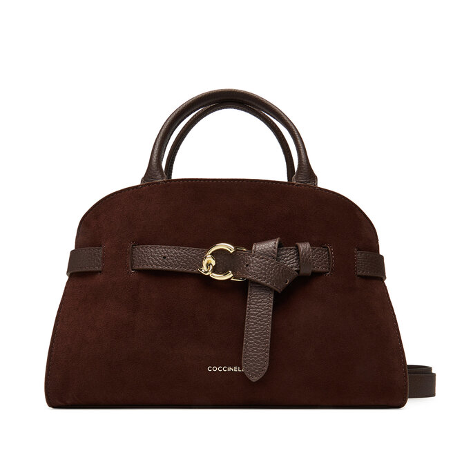Torebka Coccinelle TLB Coccinellesabine Suede Bi E1 TLB 18 02 01 Brązowy