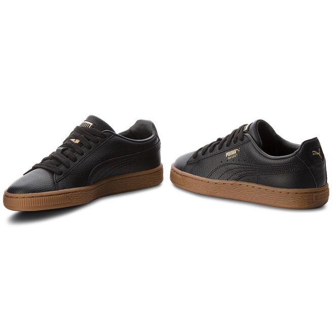 puma black metallic gold