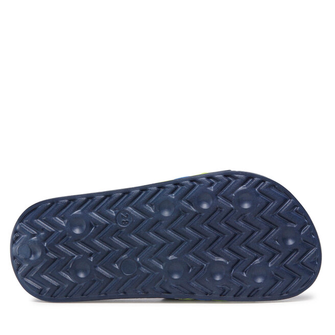 KangaRoos Papucs KangaRoos Kangaslide Kids 18556 000 4054 Dk Navy/Lime
