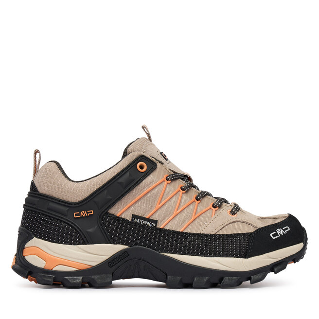 Trekkingi CMP Rigel Low Wp 3Q54456 Beżowy - kobiece